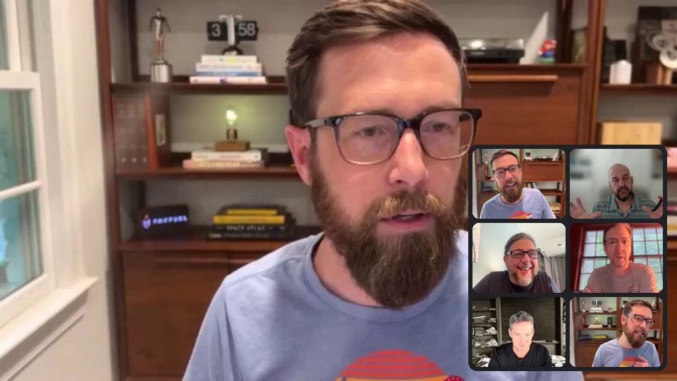Still from Session 001: Colton Mulligan sharing their screen